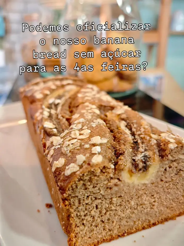 Banana bread sem açúcar